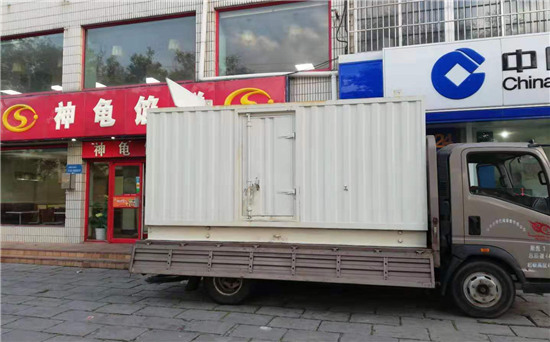 太白出租发电机施工案例